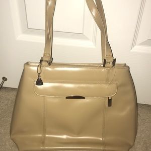 Brand new beige / tan handbag purse